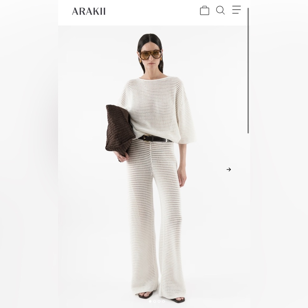 Arakii Crochet Pants NEVER WORN